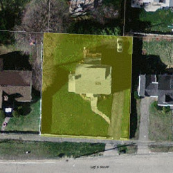 535 Boylston St, Newton MA 02459-2740 aerial view