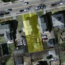 130 Lincoln St, Newton MA 02461-1510 aerial view