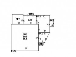 166 Dickerman Rd, Newton MA 02461-1304 floor plan