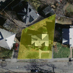 45 Nonantum St, Newton MA  02458-2433 aerial view