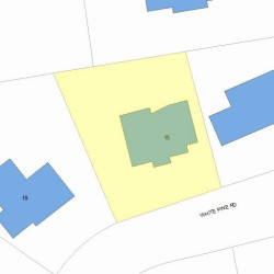 15 White Pine Rd, Newton MA 02464-1222 plot plan