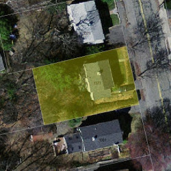 1377 Walnut St, Newton MA 02461-1851 aerial view