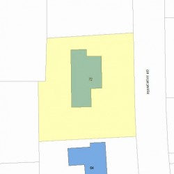 72 Ferncroft Rd, Newton MA 02468-1214 plot plan