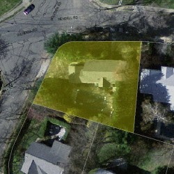 70 Wendell Rd, Newton MA 02459-2611 aerial view