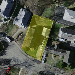 61 Waban St, Newton MA 02458-1456 aerial view