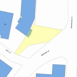 9 Needham St, Newton MA 02461-1615 plot plan