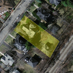 50 Hartford St, Newton MA 02461-1517 aerial view