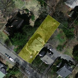 25 Groveland St, Newton MA 02466-2318 aerial view