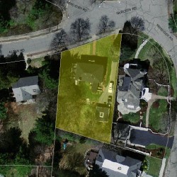 6 Alban Rd, Newton MA 02468-1911 aerial view