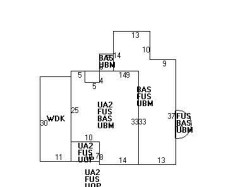 38 Bowers St, Newton MA  02460-1903 floor plan