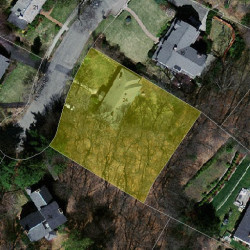 24 Pilgrim Rd, Newton MA 02468-2124 aerial view