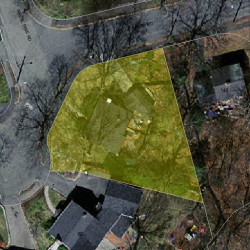 56 White Pine Rd, Newton MA 02464-1257 aerial view