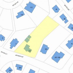 199 Jackson St, Newton MA 02459-2521 plot plan