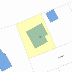 35 Oak Ter, Newton MA  02461-1409 plot plan