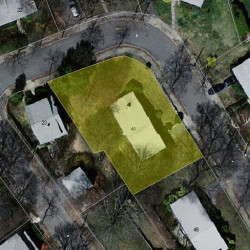 41 Hazelhurst Ave, Newton MA 02465-1342 aerial view