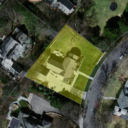 15 Metacomet Rd, Newton MA  02468-1418 aerial view