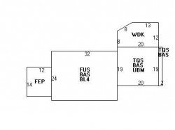 192 Carlton Rd, Newton MA 02468-1836 floor plan