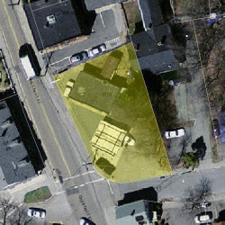 1010 Chestnut St, Newton MA 02464-1102 aerial view