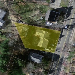 411 Parker St, Newton MA 02459-2604 aerial view