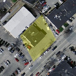 441 Watertown St, Newton MA  02458-1113 aerial view