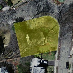 11 Solon St, Newton MA 02461-1826 aerial view