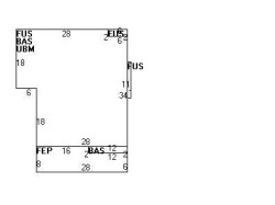 160 Oakleigh Rd, Newton MA  02458-2224 floor plan