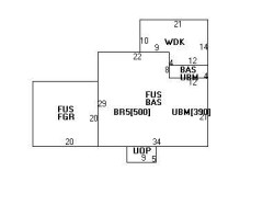 237 Spiers Rd, Newton MA 02459-3705 floor plan