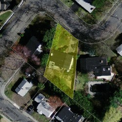 40 Esty Farm Rd, Newton MA  02459-3607 aerial view
