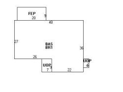 142 Cornell St, Newton MA  02462-1309 floor plan