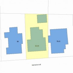 85 Madison Ave, Newton MA 02460-1904 plot plan