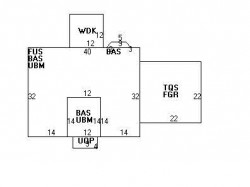 63 Mccarthy Rd, Newton MA  02459-3507 floor plan