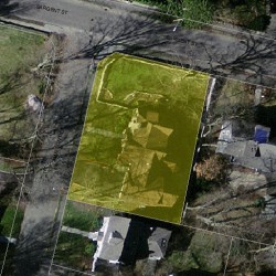 6 Jameson Rd, Newton MA  02458-2601 aerial view