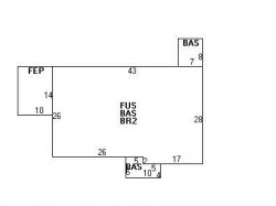 46 Ellis Rd, Newton MA  02465-2917 floor plan