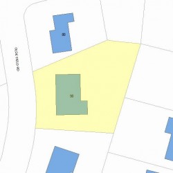 90 Olde Field Rd, Newton MA 02459-2720 plot plan