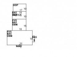 250 Webster St, Newton MA 02465-1850 floor plan