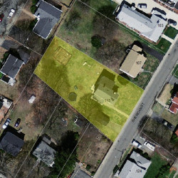 115 Sheridan St, Newton MA 02465-1057 aerial view