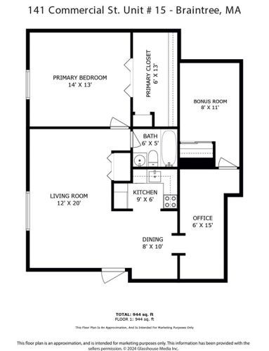 141 Commercial St, Braintree MA 02184-4327 exterior