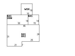43 Troy Ln, Newton MA  02468-1016 floor plan
