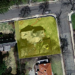 371 Highland St, Newton MA 02465-2705 aerial view