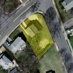 148 Auburndale Ave, Newton MA 02465-1422 aerial view