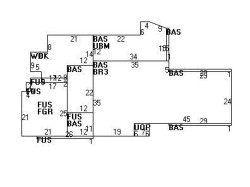 55 Farina Rd, Newton MA 02459-2833 floor plan