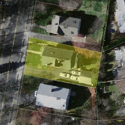 274 Parker St, Newton MA 02459-2673 aerial view