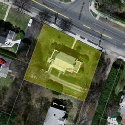 1830 Beacon St, Newton MA  02468-1435 aerial view