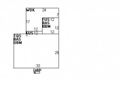 100 Fordham Rd, Newton MA 02465-1226 floor plan