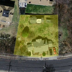 221 Elliot St, Newton MA 02464-1231 aerial view