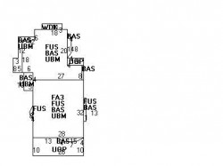 304 Parker St, Newton MA 02459-2673 floor plan