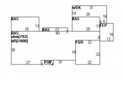 46 Marcellus Dr, Newton MA 02459-2935 floor plan