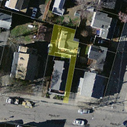 97 Pearl St, Newton MA 02458-1528 aerial view