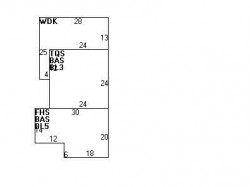 11 Dana Rd, Newton MA 02465-1144 floor plan