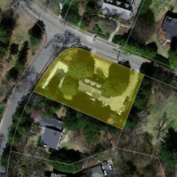 257 Prince St, Newton MA 02465-2954 aerial view